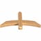 Ekena Millwork Bellingham Timber Gable Bracket, Western Red Cedar, 36"W x 18"H x 3 1/2"D x 3 1/2"F, 12/12 Pitch GBW036X18X0404BEL00SWR - alternate 5